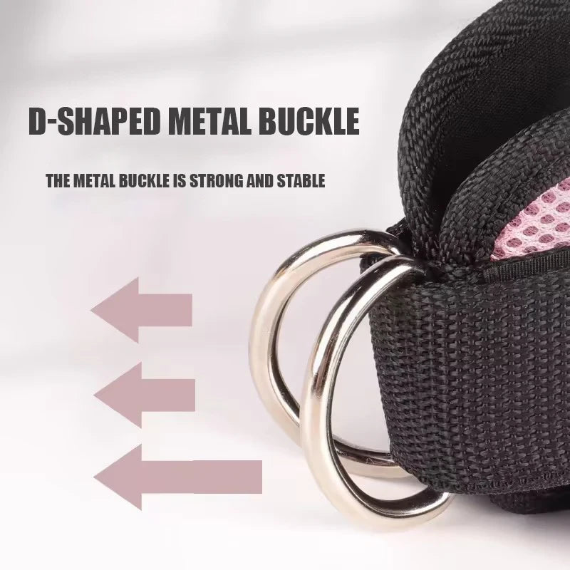 Resistance Bands with Ankle Straps Cuff with Cable for Attachment Booty Butt Thigh Leg Pulley Strap Lifting Fitness Exercise